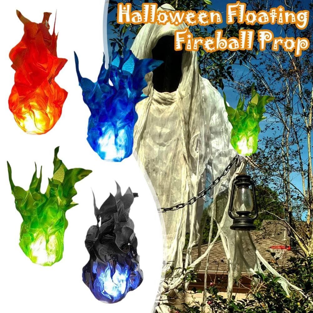 Cosplay Fireball Prop - مستلزمات تنكرية، كرة نار عائمة، ديكور