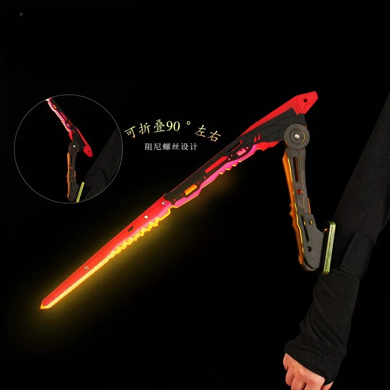 Cosplay Prop Katana - سيف كاتانا سايبربانك أنيمي، سيف مضيء