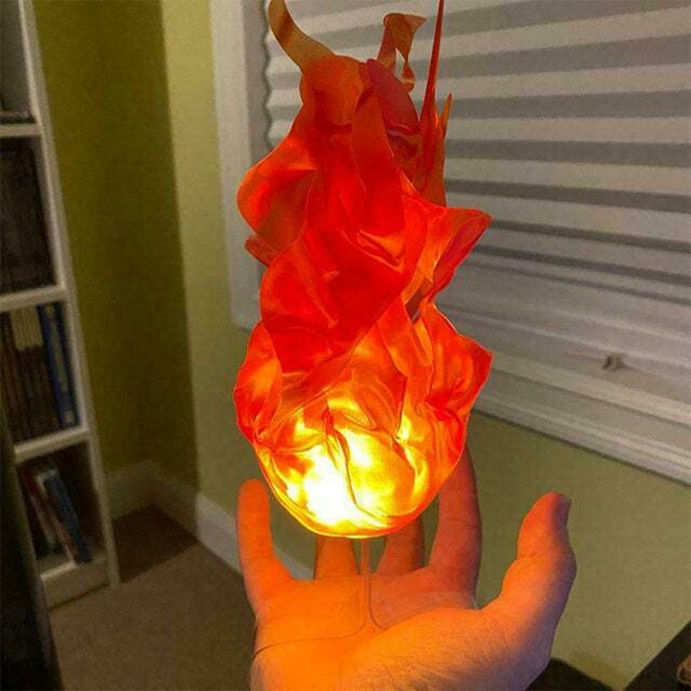 Cosplay Fireball Prop - محاكاة العائمة الموقد مصباح ، لهب
