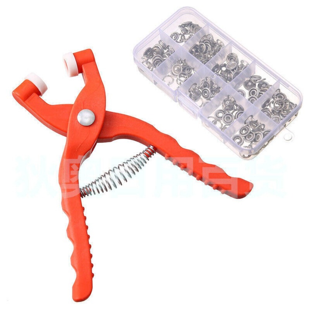 Snap Fastener Set - العقص كماشة العين النهاش الكروشيه أداة