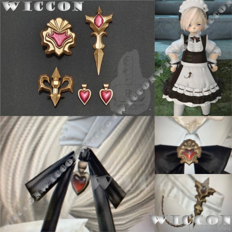 Cosplay Prop 3D Print Settings - مجموعة إكسسوارات زي الخادمة الكلاسيكي للعبة