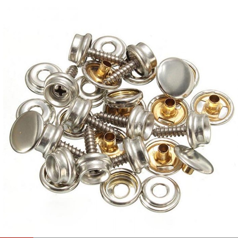 Snap Fastener Set - الفولاذ المقاوم للصدأ التنصت المفاجئة قفل