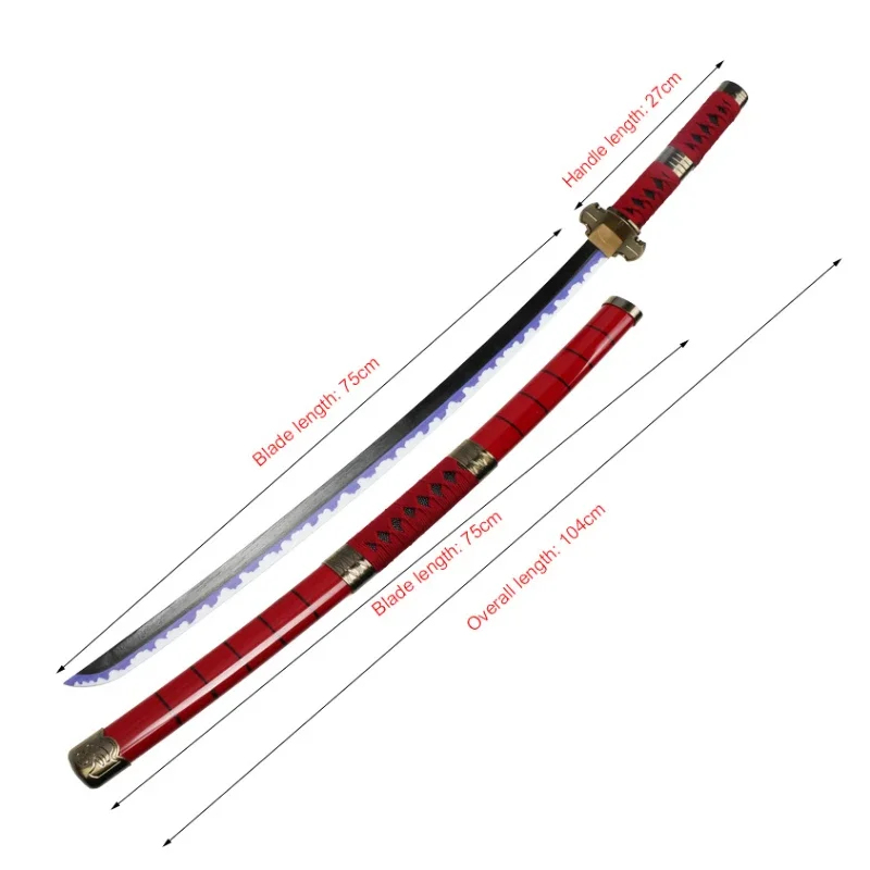2026 سيف أنمي رورونوا زورو كات - مراجعة Cosplay Prop Katana وسعره