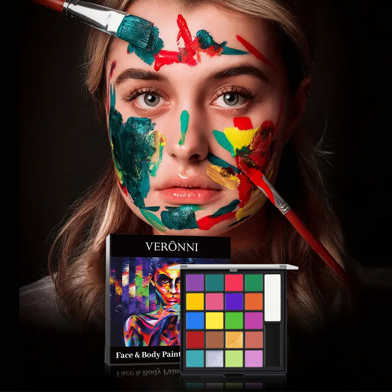 لوحة ألوان للوجه والجسم بـ 20  - مراجعة Body Paint Sfx وسعره