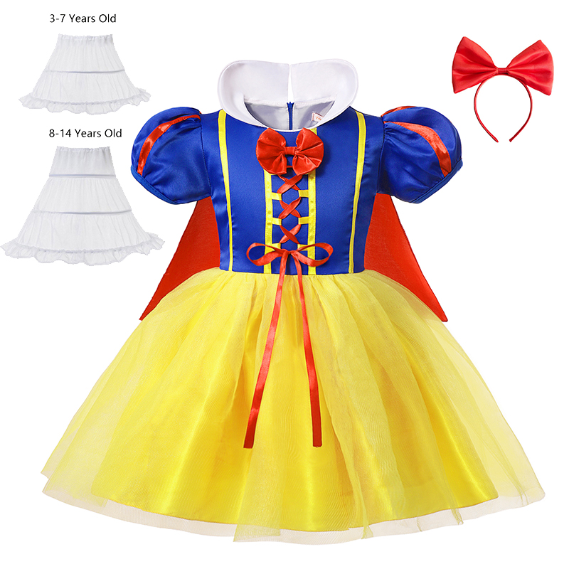 فستان الأميرة سنو وايت للأطفال - مراجعة Cosplay Prop Bow وسعره