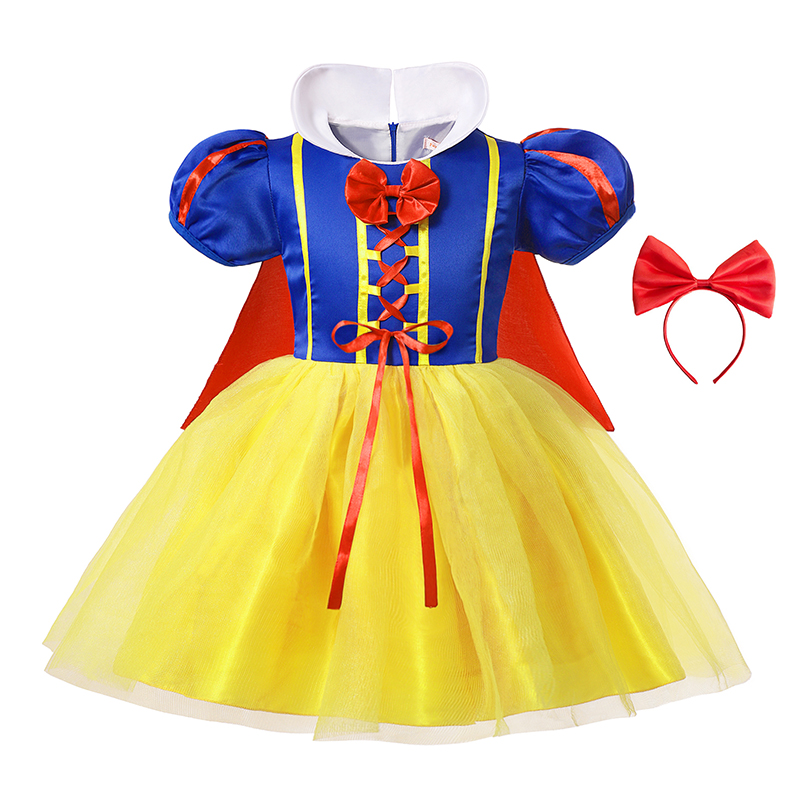 فستان الأميرة سنو وايت للأطفال - مراجعة Cosplay Prop Bow وسعره