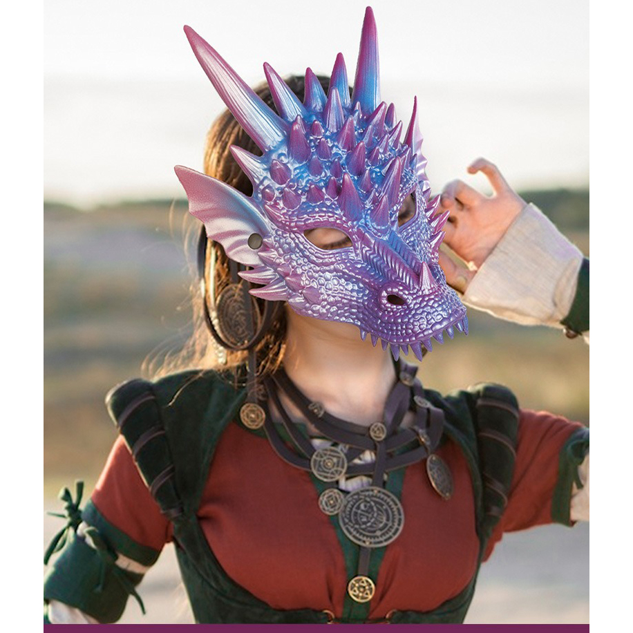 3D الطباعة التنين فارس قناع ،  - مراجعة Cosplay Prop Blueprints وسعره