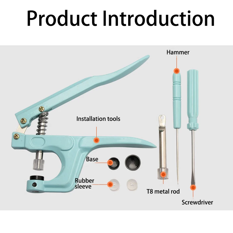 مجموعة كماشة استبدال جديدة متع - مراجعة Snap Fastener Set وسعره