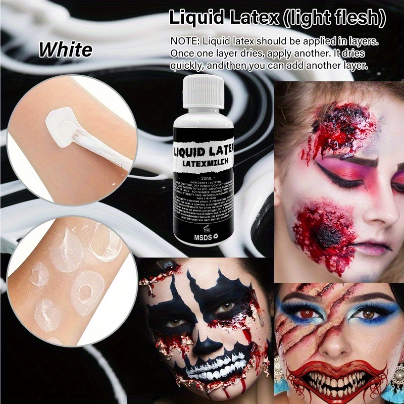 طقم مكياج سائل من اللاتكس للها - مراجعة Body Paint Sfx وسعره