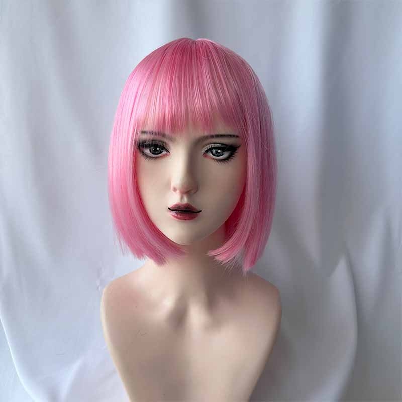 باروكة نسائية مستقيمة مع غرة ه - مراجعة Wig Fiber Net وسعره