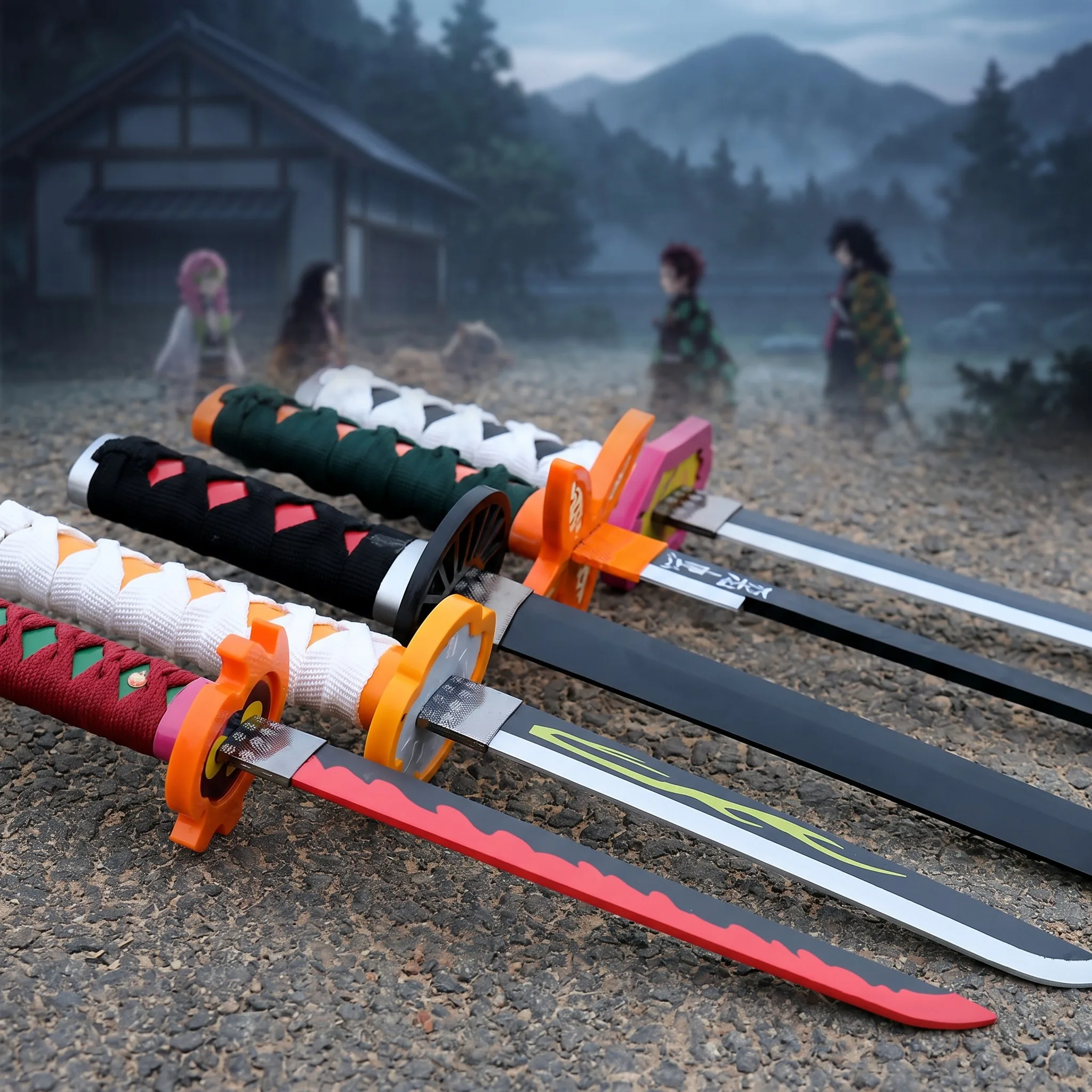 سيف أنمي قاتل الشياطين بطول 72 - مراجعة Cosplay Prop Katana وسعره