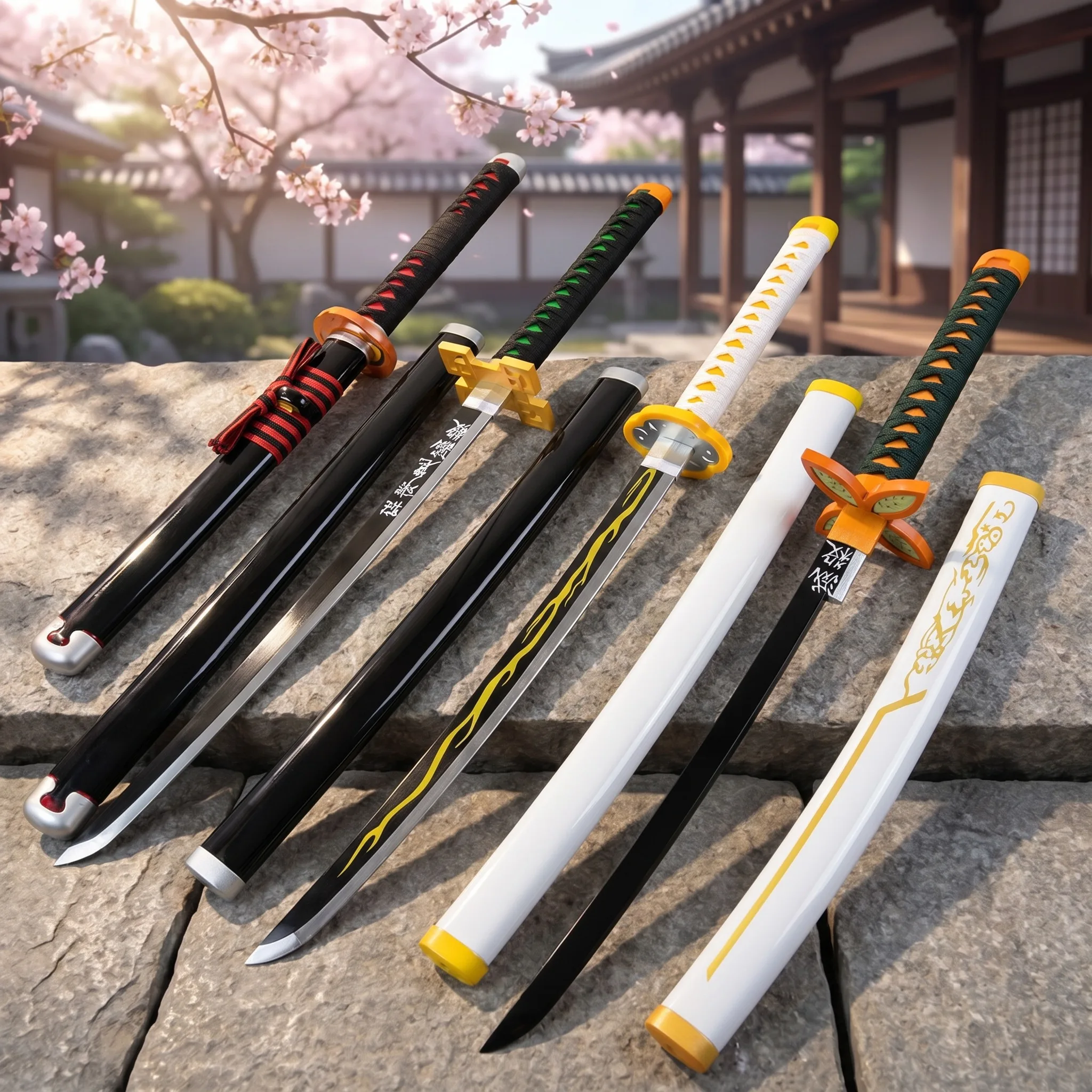 سيف أنمي قاتل الشياطين بطول 72 - مراجعة Cosplay Prop Katana وسعره