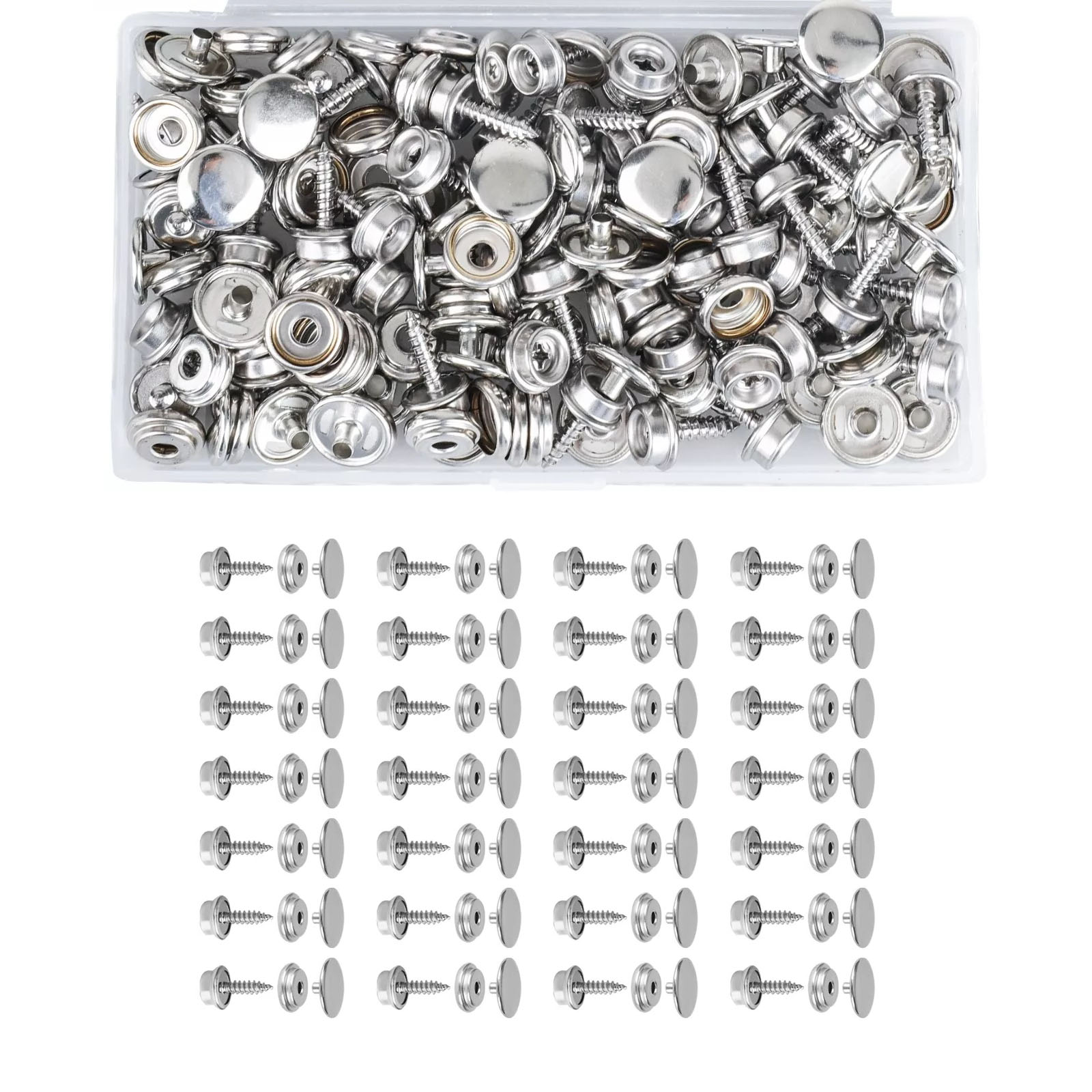 طقم تثبيت زر المفاجئة من الفول - مراجعة Snap Fastener Set وسعره