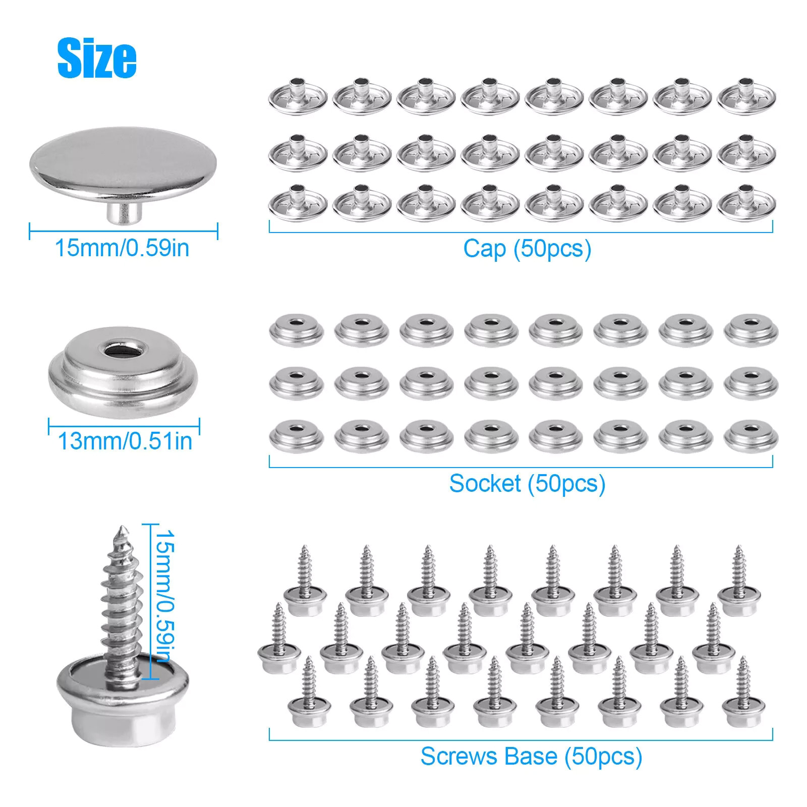 طقم تثبيت زر المفاجئة من الفول - مراجعة Snap Fastener Set وسعره
