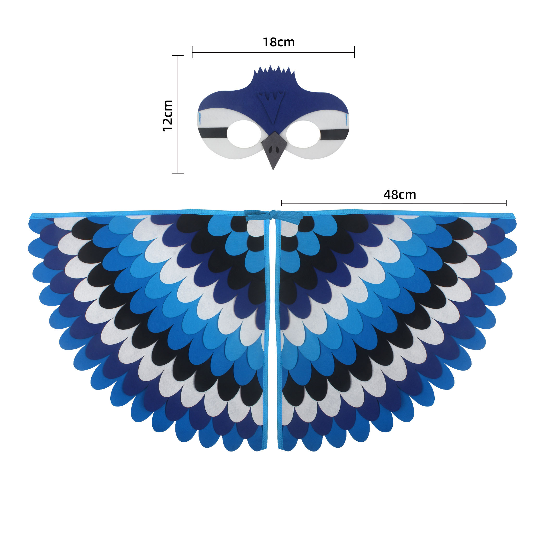 زي أجنحة بومة لطيف، عباءة من ا - مراجعة Cosplay Prop Patterns وسعره