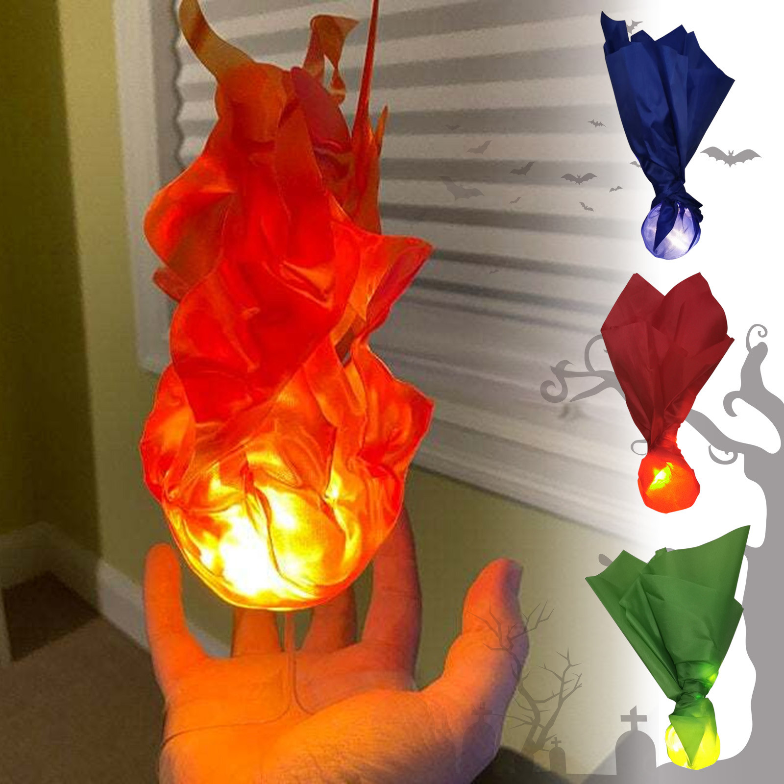 محاكاة مصباح الموقد العائم ، د - مراجعة Cosplay Fireball Prop وسعره