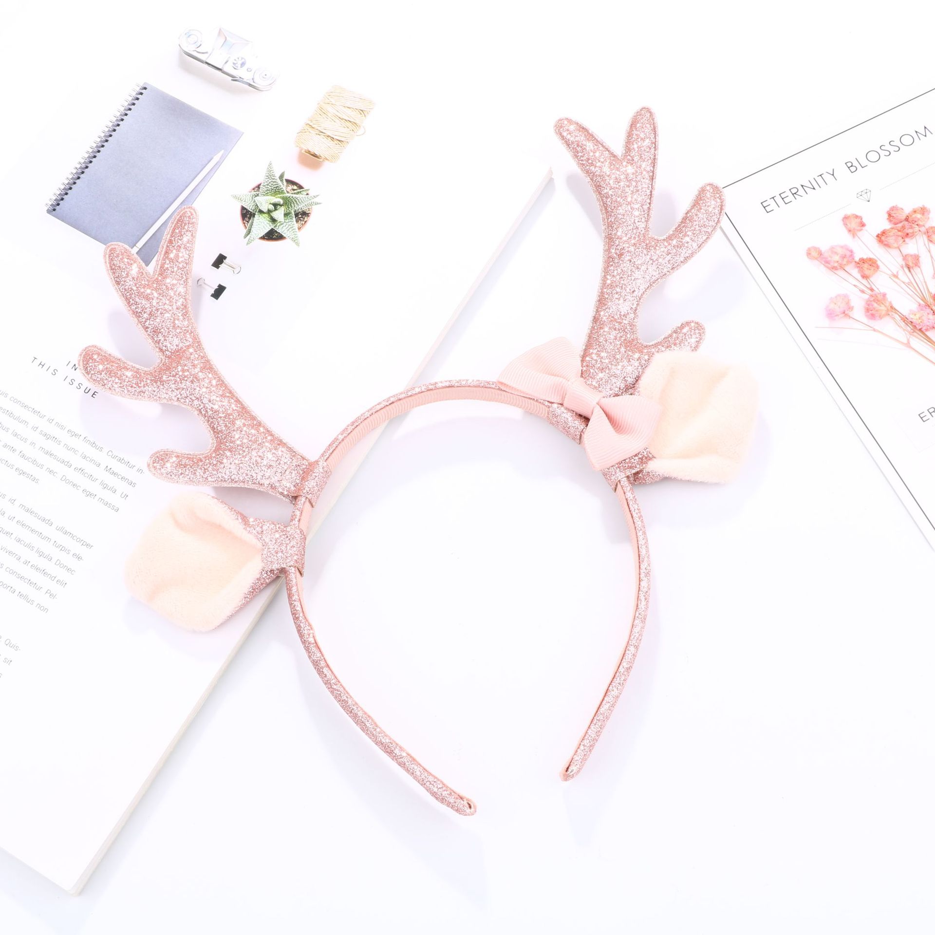عصابة رأس لطيفة على شكل قرون ا - مراجعة Cosplay Prop Bow وسعره