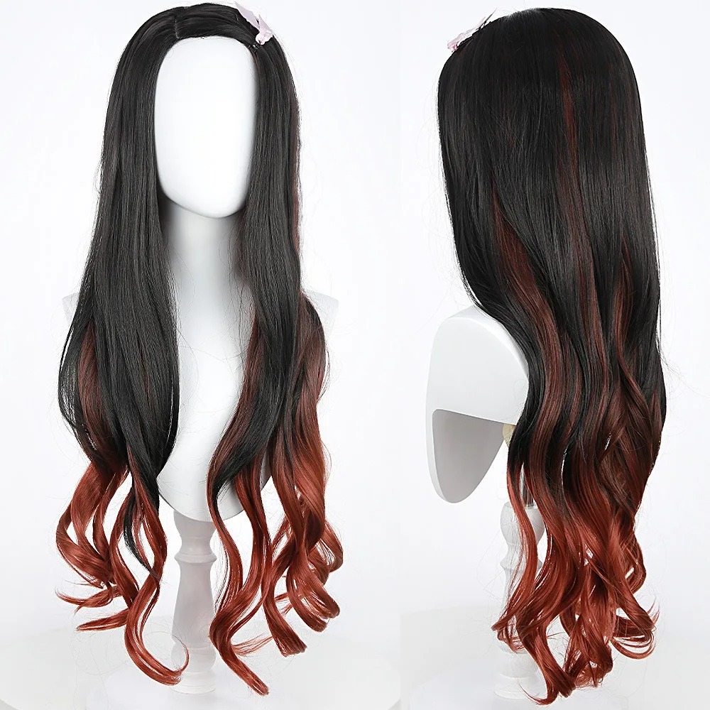 شعر مستعار طويل مجعد بلون أسود - مراجعة Wig Fiber Net وسعره