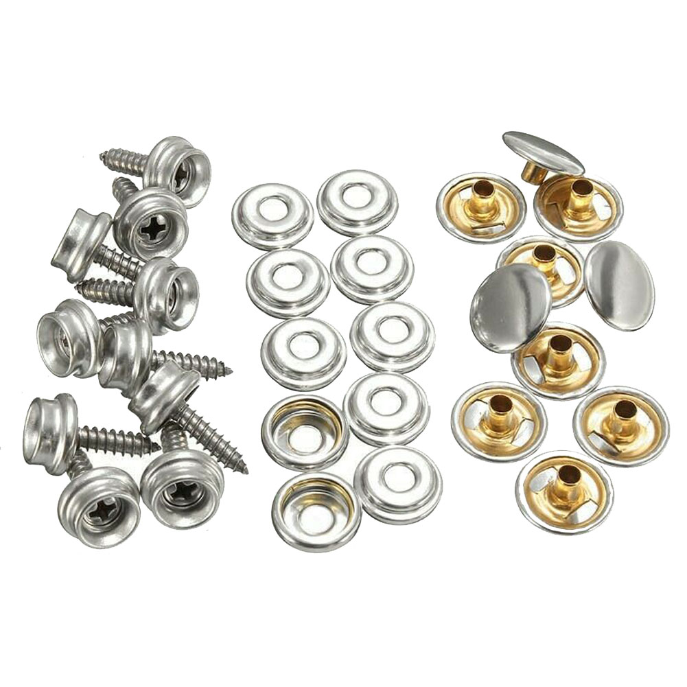 30 قطعة مُثبّت كبّاس من الفولا - مراجعة Snap Fastener Set وسعره